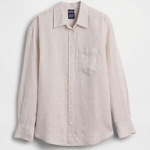 Gap 100% Linen Oversized Shirt